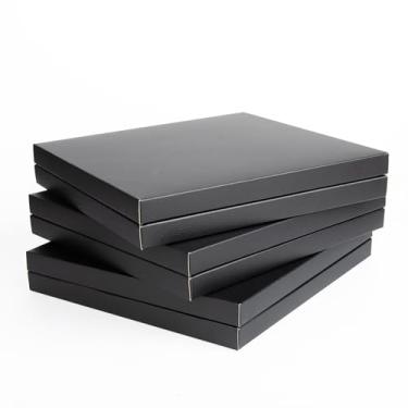 Imagem de Caixa de chocolate luxuosa com divisória de 10 x 10 cm, caixas de presente de papelão rígido colorido, embalagem vazia com 16 compartimentos para chocolates artesanais, exibição de lembrancinhas de