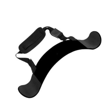Imagem de simhoa Arm Blaster para bíceps, tríceps, rosca bíceps, isolador de exercícios, equipamento de treino de braço para fitness, Preto