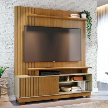 Imagem de Combo Home Com Pés + Painel Para TV 60 Polegadas Ares - 7 Decor - Made