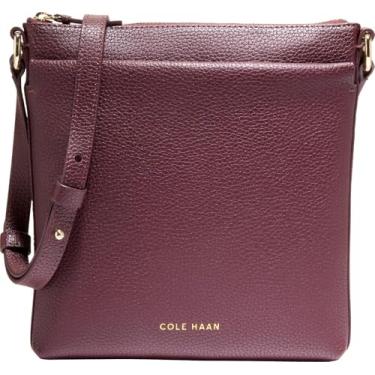 Imagem de Cole Haan Bolsa transversal de couro Emily, granada preta, Granada preta