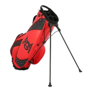 Imagem de Bolsa De Tacos De Golfe Profissional Pgm 5+ Preta Vermelha