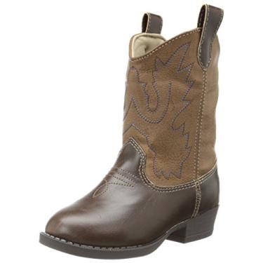 Imagem de Bota infantil Baby Deer com bico fino, Marrom, 10 Toddler