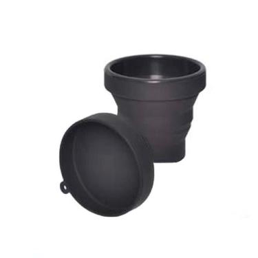 Imagem de Copo Retrátil em Silicone 150ml com Tampa Dobrável Prático - Univendas