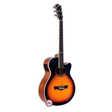 Imagem de Violão eletroacústico Artistic cutaway aço Drop sunburst satin DALLAS EQ America Series Tagima