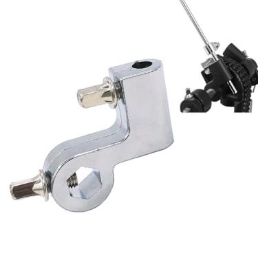 Imagem de TUOREN Peças de reposição para conector de clipe para pedal de bumbo para sistema de acionamento de corrente dupla prata