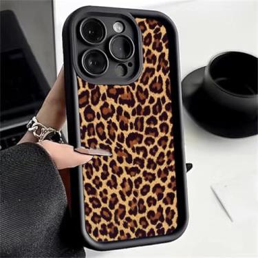 Imagem de HPQWN Para Samsung S24FE Capa de leopardo de luxo Capa legal (para Samsung S24FE/S13395)
