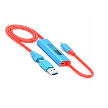 Imagem de Placa de captura USB C para USB-A/C 4K placa de captura de vídeo USB 3.0, suporta carregamento rápido de 100 W, gravação de vídeo para jogos, streaming, gravação, compatível com Switch, Steam Deck