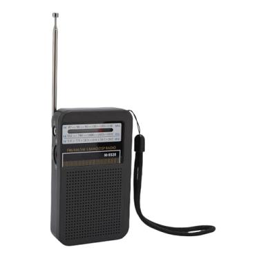 Imagem de VBESTLIFE Rádio Portátil AM FM SW, Fone de Ouvido de 3,5 Mm, Bateria Recarregável Operada por Bateria, Alto -falante Alto, para Uso Interno, Externo e de Emergência (Preto)