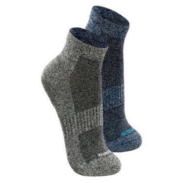 Imagem de Kit com 2 Pares de Meias Antiderrapante Pilates Lupo 3310-003 Colorido