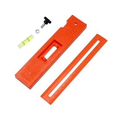 Imagem de MotiveTech Régua de medição para marcenaria, régua de ângulo de 15/30/45/60 graus, portátil, leve, versátil, ferramenta para marcenaria, multiângulo