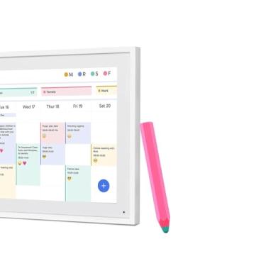 Imagem de Kenkor Crayon Stylus para crianças em formato de lápis universal compatível com iPad/iPhone/Android/Kindle/Samsung/Microsoft/Tablets-Rosa