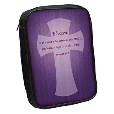 Imagem de Blessed is The Man Capa da Bíblia 17,8 cm x 25,4 cm