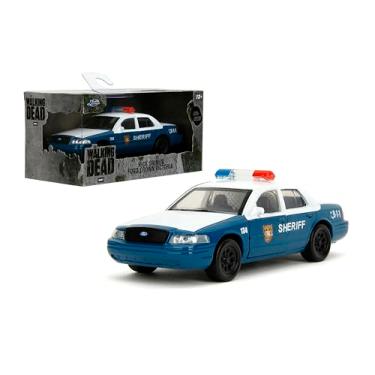 Imagem de Jada The Walking Dead 1:32 Rick Grimes Ford Crown Victoria Die-Cast Car, Toys for Teens and Adults
