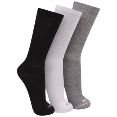 Imagem de Meia Esportiva Kit 3 Pares Unissex Casual Dia a Dia Cano Longo Confortável Trifil T8013k