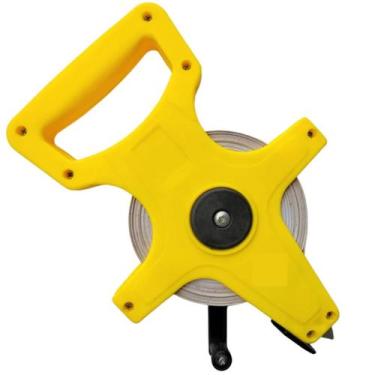 Imagem de Trena Fita Métrica 50 M de Fibra de Vidro e Ponta Cônica Bomvik - BOMV