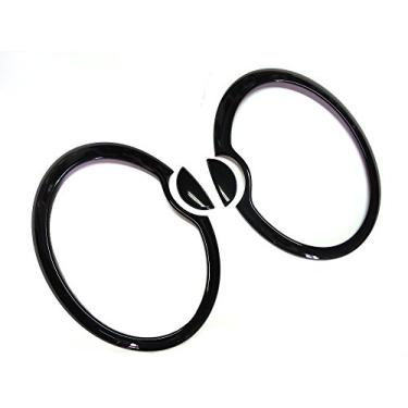 Imagem de ATEX Adesivos brilhantes (pintados) para Cooper MK1 R53 R52 R53 capa de acabamento de luz de lâmpada preta + capa de spray de água