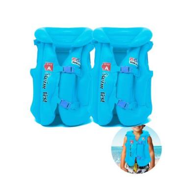 Imagem de Kit 2 Boia Inflavel Colete Infantil Piscina Praia Verão Agua - M3M, Un