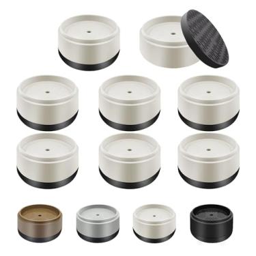 Imagem de Elevadores de Mobiliário Elevadores de Cama Resistentes 2,5 cm, 5 cm, 7,6 cm, 10 cm Elevadores de Cama Redondos Ajustáveis para Pernas de Mesa Sofá Cadeira Frigorífico Máquina de Lavar Roupa (2,5 cm