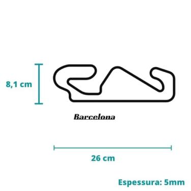 Imagem de Quadro Pista/Circuito - Automobilismo - F1, Stock Car Moto GP Indy Nascar Fórmula Truck (Barcelona)