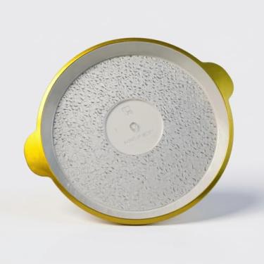 Imagem de Bandeja Luxo Cristal Decorativa Para Decorar Mesa Cozinha Quarto Acrílica Retangular (Redonda 30 x 27 cm)