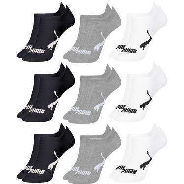 Imagem de Kit 9 Pares De Meias Puma Sapatilha Esportiva Masculina