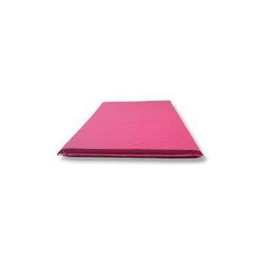 Imagem de COLCHONETE ROSA ACADEMIA / YOGA / PILATES - 90x40x3cm - DUPLA COSTURA 
