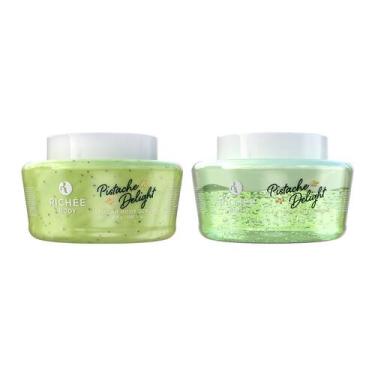Imagem de Kit Geleia Hidratante e Esfoliante Pistache - Richée Body - richee