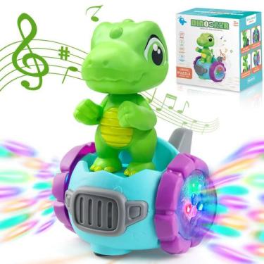 Imagem de Toy Dinosaur Robot Car Beria com luzes e música por 2 a 4 anos