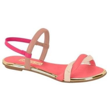 Imagem de Sandália Rasteira Beira Rio Tiras Multicolor 8367 648 33/41-Feminino