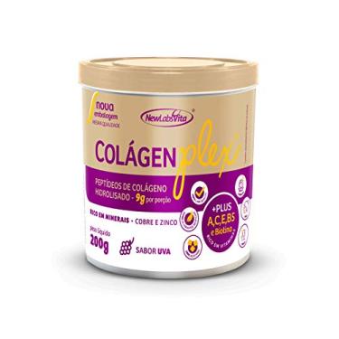 Imagem de Colágeno Hidrolisado, Colágenplex, Sabor Uva, New Labs Vita, 200g