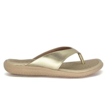 Imagem de Chinelo Usaflex Feminino Conforto Couro AM3400 Cor:;Tamanho:37;Gênero:Mulher-Feminino