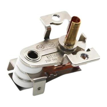 Imagem de MotiveTech Interruptor de termostato M4 com furo para parafuso e controle térmico ajustável para suprimentos de forno elétrico