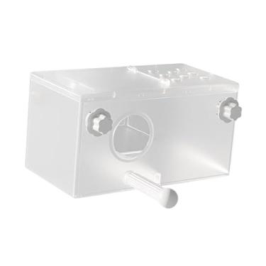 Imagem de Generic Caixa de nidificação para pássaros multiuso, casa para pássaros com poleiro, caixa de reprodução transparente para canários e papagaios ao ar livre