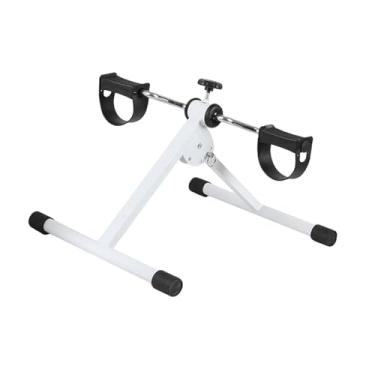 Imagem de oshhni Exercitador dobrável do pedal, treino de braço e perna, máquina de vendedor ambulante de ciclo de mão compacta, mini de bicicleta de exercício para