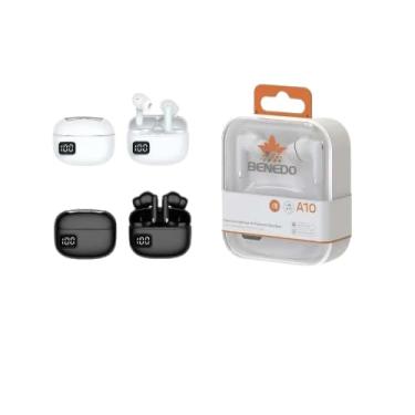 Imagem de Fone TWS A10 Bluetooth 5.3 — Graves Fortes, Estojo 300mAh