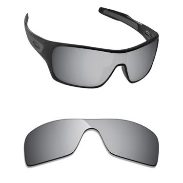 Imagem de Alphax Lentes de reposição espelhadas de titânio prata não polarizadas para óculos de sol Oakley Turbine Rotor OO9307