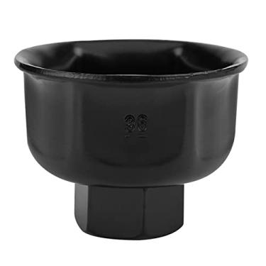Imagem de Tampa do filtro de óleo, chave de filtro de óleo de 36 mm, chave de filtro de óleo de carro de 3/20.3 cm, ferramenta de remoção de unidade para X5 A6L A8L, filtro de combustível de soquete de 36 mm