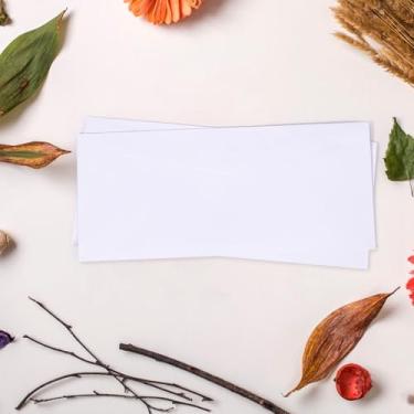 Imagem de Envelopes de 50 unidades, tamanho carta, envelopes comerciais, envelope de segurança para descascar e selar 10 cm x 23 cm