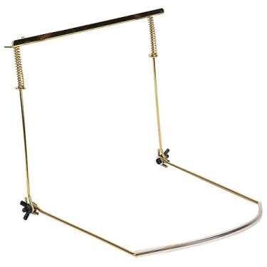 Imagem de RiToEasysports Liga de Metal Durável Ajustável do Suporte da Gaita de 24 Furos para Acessórios Profissionais do Instrumento de Jogo (24 buracos de ouro)