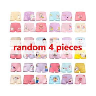 Imagem de Conjunto De Calcinhas De Algodão Com Estampa De Unicórnio Para Meninas