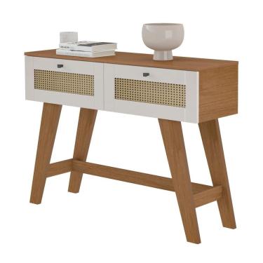 Imagem de Aparador Trama Duas Gavetas Cinamomo/off White Artely Cinamomo/off White