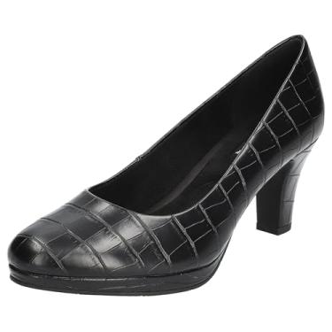 Imagem de Easy Street Sapatos femininos Equinox, Croco preto, 8.5 X-Wide