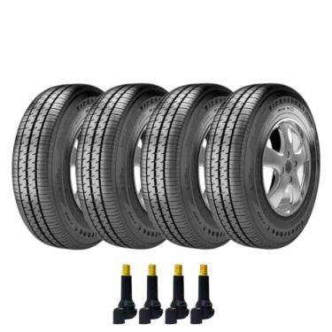 Imagem de Combo 4 Pneus 185/65r14 F-700 Firestone + Bico Valvula Tr414