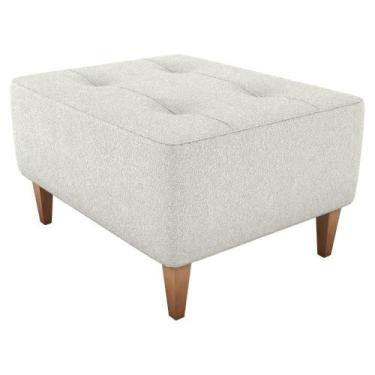Imagem de Puff 62Cm Piva Boucle F492 Natural Milani Store Natural - MILANI MOVEL