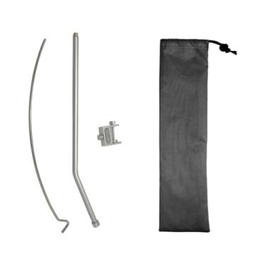 Imagem de Baoblaze Suporte para lanterna de acampamento, suporte para lanterna, compacto, versátil e leve, para lâmpada externa para churrasco, e jardim, Seção única