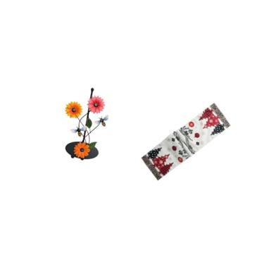 Imagem de Fenteer Porta-toalhas de Papel Natalino E Dispensador de Toalha de Mesa Antiderrapante Vertical para Casa, Toalha de Mesa Reutilizável com Estampa de árvore D