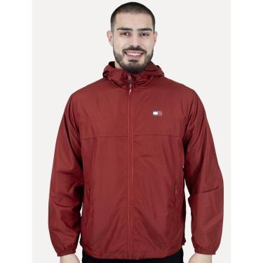 Imagem de Jaqueta Tommy Jeans Masculina Corta Vento Chicago Flag Vermelha-Masculino
