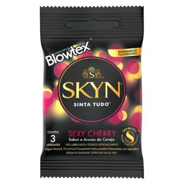 Imagem de Preservativo Blowtex Skyn Sexy Cherry 3 Unidades