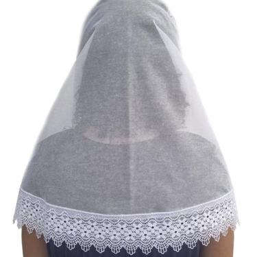 Imagem de Véu ccb fiorela congregação cristã no brasil - Véus da Fer, Branco, Re