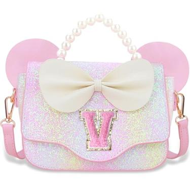 Imagem de Luchike Presentes de aniversário para meninas – Bolsa tiracolo infantil para princesas, presentes de Natal, Rosa - G